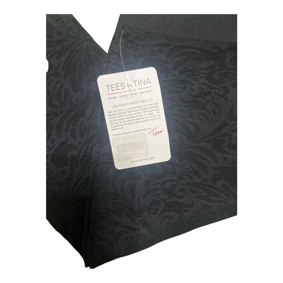 Tees by Tina Black Patterned Leggings - Picture 3 of 8